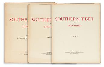 HEDIN, SVEN; et al. Southern Tibet.  13 vols., including prospectus.  1916-22